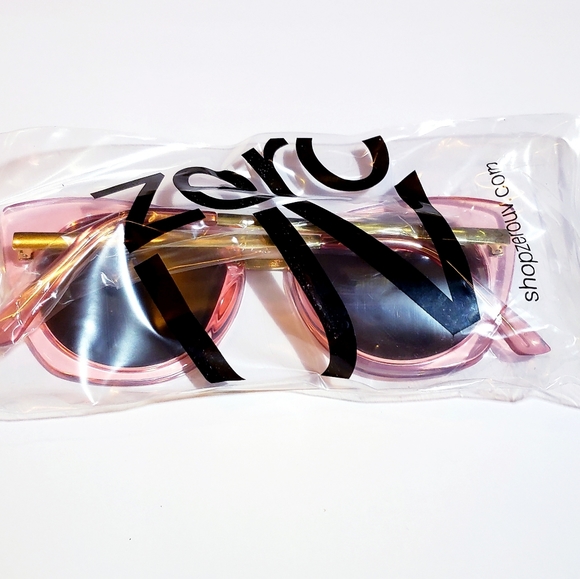 Women's Crystal Frame Colored Mirror Cat Eye Sunglasses - Picture 7 of 10